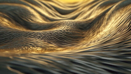 3D Nano metal fiber background