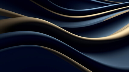 Abstract blue wave background