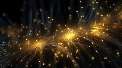 Fiber Optic Light abstract background