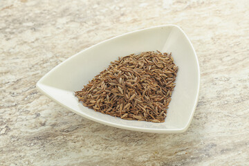 Zira seeds in the bowl