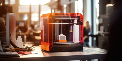 3-D printer for creating medical samples - obrazy, fototapety, plakaty