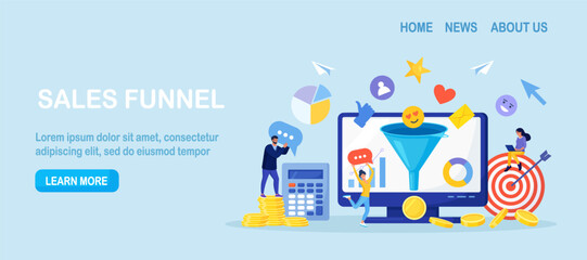 Sales funnel analysis. Digital marketing. Strategy, conversion rate optimization. Lead generation. Social media, SMM to attract buyers. Communication for attracting new customers and making profit