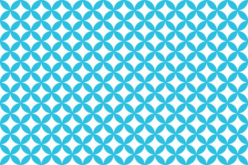 Vector seamless pattern. Modern stylish blue abstract texture background. Repeating geometric circle shapes from sparkle elements