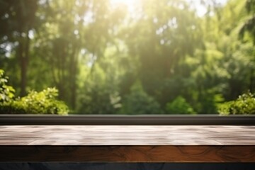 Naklejka premium Forest Tabletop Serenity