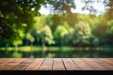 Lakeside Wooden Table