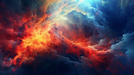 Space abstract background