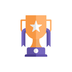 High resolution flat award icon, they can be easily edited and easily embedded in your project.