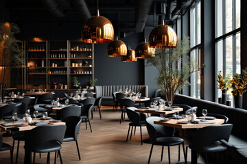 interior of restaurant - Powered by Adobe