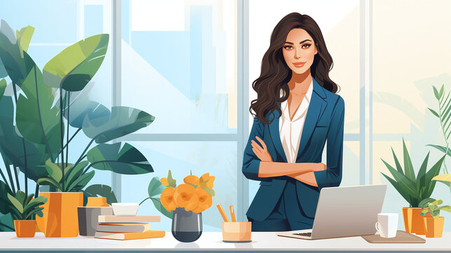 Female CEO, businesswoman