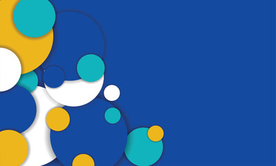 Abstract Background creative design blue vector free template