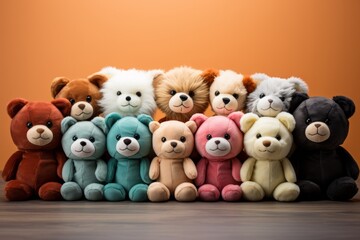 Adorable stuffed animals and plush toys, Generative AI