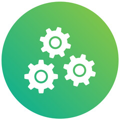 Cogwheel Vector Icon Design Illustration