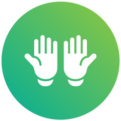 Gloves Vector Icon Design Illustration