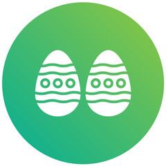 Easter egg Vector Icon Design Illustration