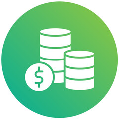 Coins Vector Icon Design Illustration