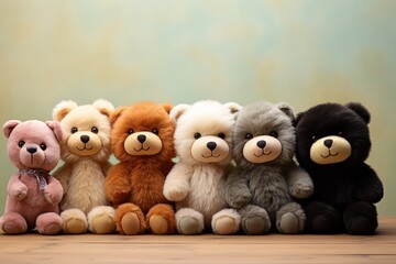 Plush animals and cuddly teddy bears, Generative AI 04