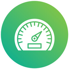 Speedometer Vector Icon Design Illustration