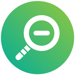 Zoom out Vector Icon Design Illustration