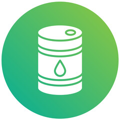 Oil barrel Vector Icon Design Illustration