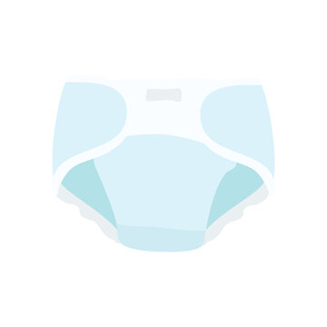 Baby Diaper Vector Icon