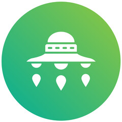 Ufo Vector Icon Design Illustration