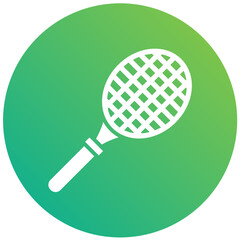 Tennis racket Vector Icon Design Illustration