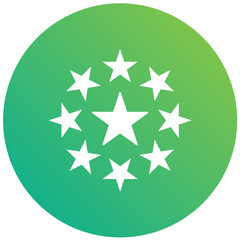 Obraz premium Star Vector Icon Design Illustration