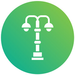 Street light Vector Icon Design Illustration