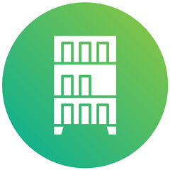 Book shelf Vector Icon Design Illustration