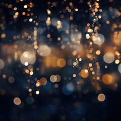 Purple Festive Valentines elegant abstract background with bokeh lights and stars