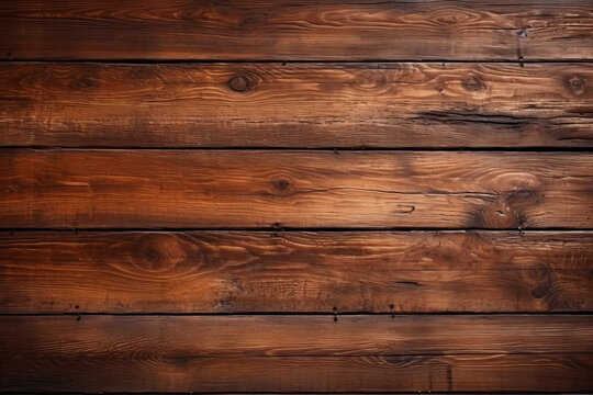 Brown wooden board image for background.