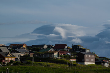 Landscape picture from the Faroe Islands