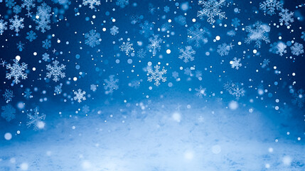 background image, illustration, with flecks, of snow.