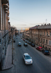 Fototapeta premium Walking through the streets of Odessa you can see a lot of interesting architecture. 