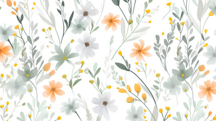 seamless floral pattern | generative ai