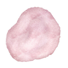 Abstract Watercolor Organic Freeform Shape