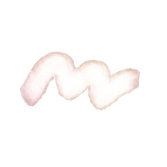 Scribble Brushstroke Watercolor Line