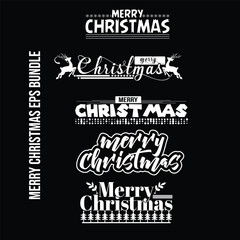Merry Christmas day t-shirt design bundle
