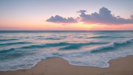 Obraz premium sunset on the beach