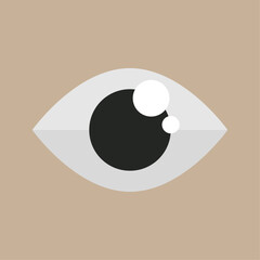 eye icon vector illustration design