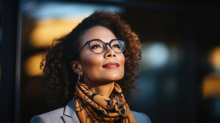 confidence senior woman, businessperson at workplace.