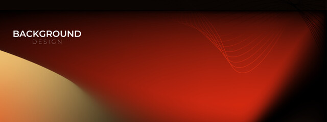 Soft and blurred brown orange abstract gradient background