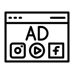 Video Marketing Icon Design