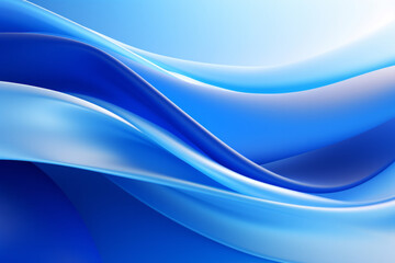 Abstract light blue line wave curve pattern wallpaper background. Contemporary flow curves illustration