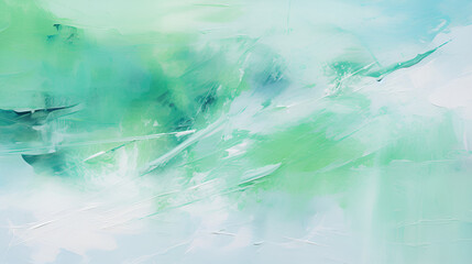 Obraz na płótnie Canvas green watercolor background | generative ai