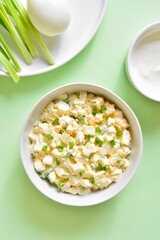 Egg salad with green onion