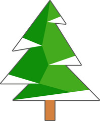 green christmas tree