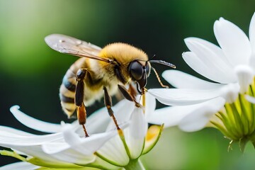 bee on flower