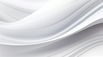 Photo of abstract white background with wavy lines