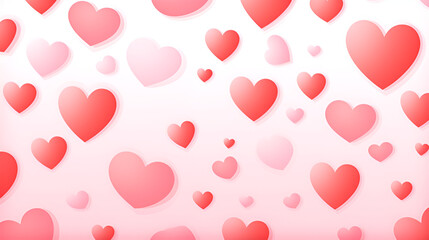 seamless pattern with hearts | generative ai